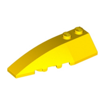 LEGO 4271087 LEFT SHELL 2X6 W/BOW/ANGLE - YELLOW