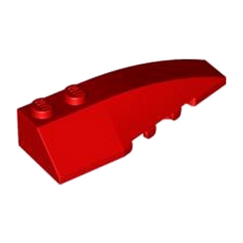LEGO 6268534 RIGHT SHELL 2X6 W/BOW/ANGLE - RED