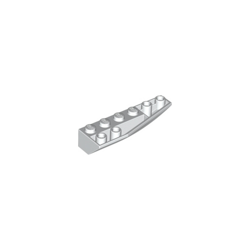 LEGO 6375977 RIGHT SHELL 2X6W/BOW/ANGLE,INV - BLANC