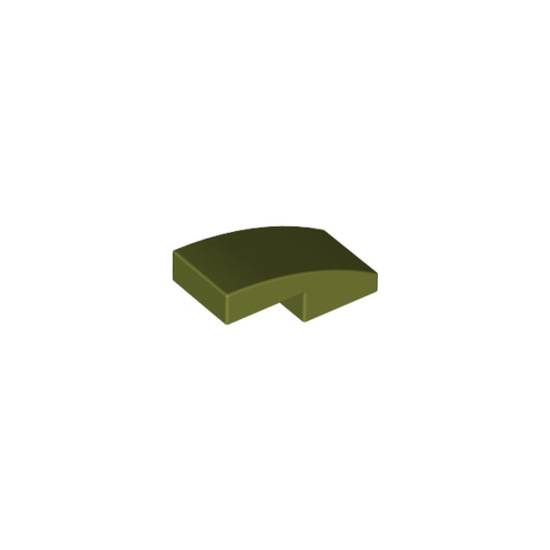 LEGO 6031787 PLATE W. BOW 1X2X2-3 - OLIVE GREEN
