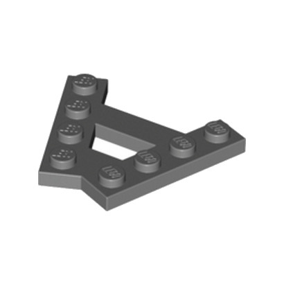 LEGO 6133811 - PLATE (A) 4M 45° - DARK STONE GREY