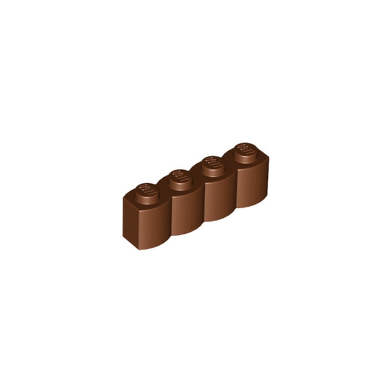 LEGO 4211181 BRIQUE PALISSADE 1X4 - REDDISH BROWN