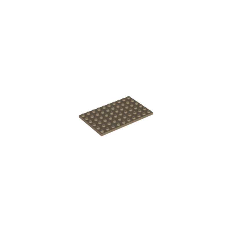 LEGO 6096215 - PLATE 6X10 - SAND YELLOW