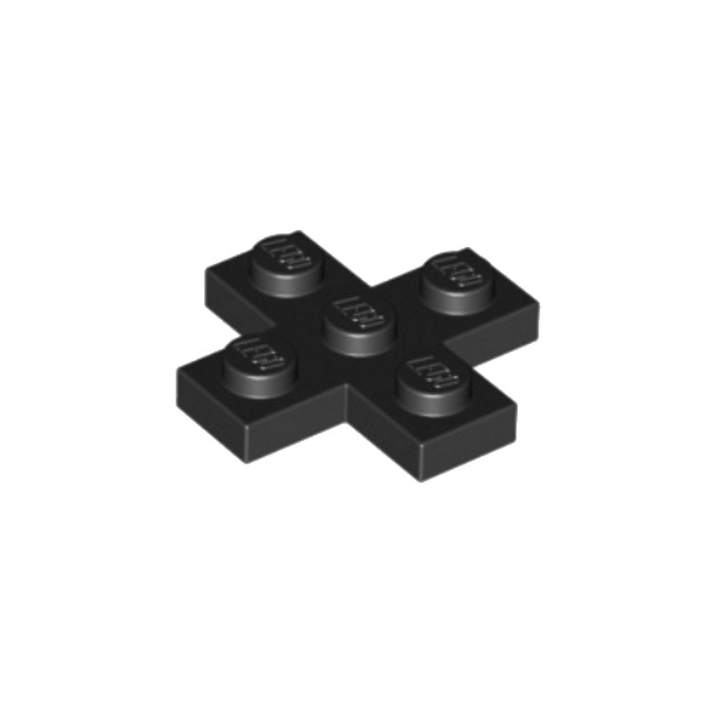 LEGO 6097283 CROIX PLATE 3x3  - NOIR