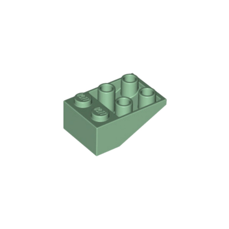 LEGO 6142697 ROOF TILE 2X3/25° INV. - SAND GREEN