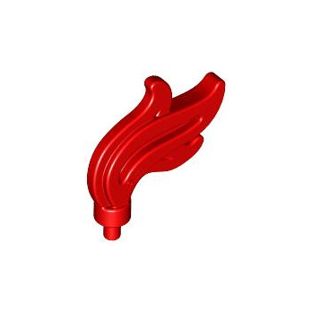 LEGO 6393847 FEATHER 1.5 CM - RED