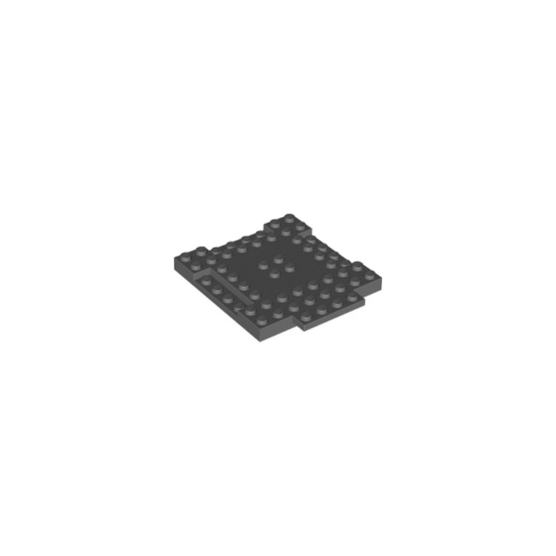 LEGO 6063310 PLAQUE 8X8X6 - DARK STONE GREY