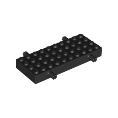 LEGO 6352696 WAGGON BOTTOM 4X10 - BLACK