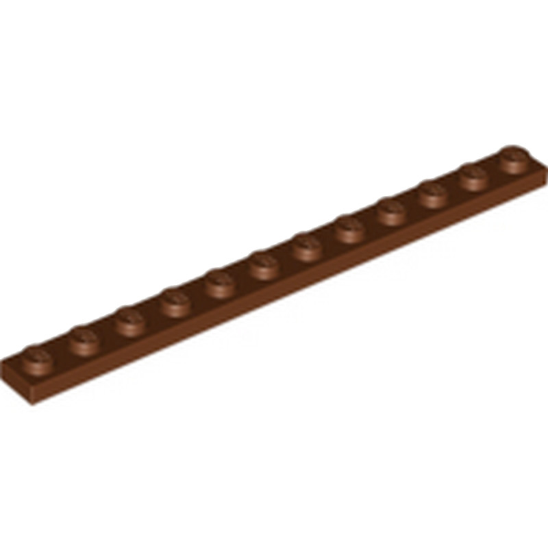 LEGO 6055145 - PLATE 1X12 - REDDISH BROWN