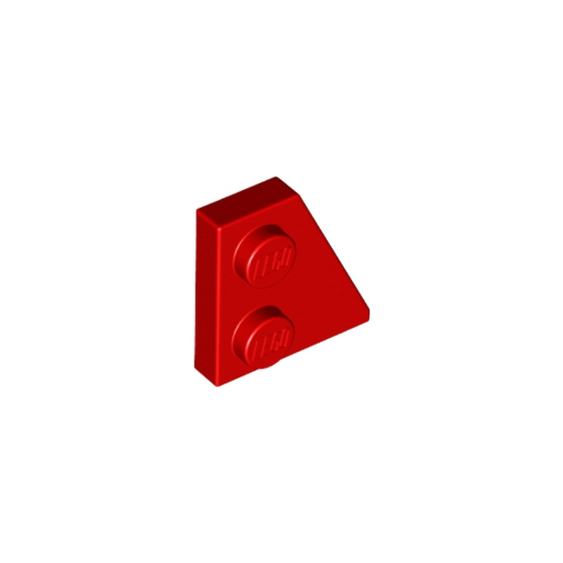 LEGO 6141553 - Plate 2x2 27DEG Droite - Rouge