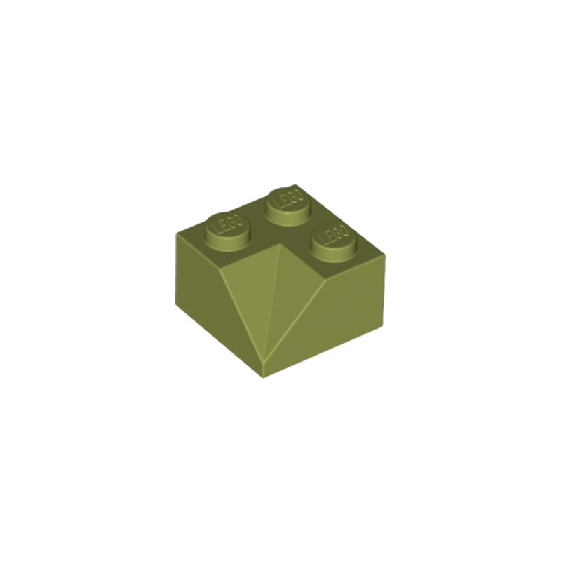 LEGO 6193947 TUILE 2X2/45° INSIDE - OLIVE GREEN