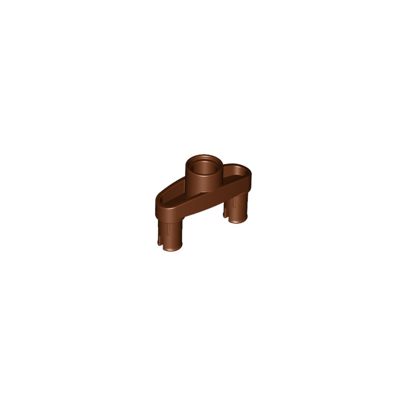LEGO 6323704 DOUBLE SNAP W/ HOLE, DIA. 4.85 - REDDISH BROWN