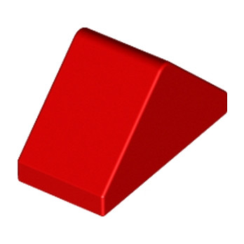 LEGO 304421  Tuile 1X2/45° - Rouge