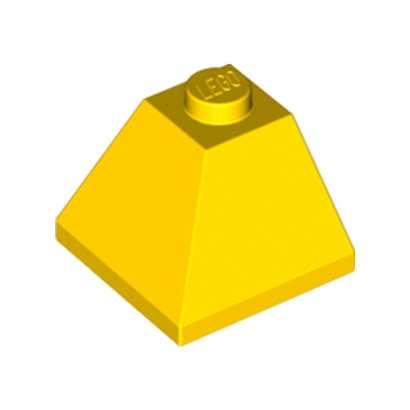 LEGO 304524  CORNER BRIQUE 2X2/45° OUTSIDE - JAUNE