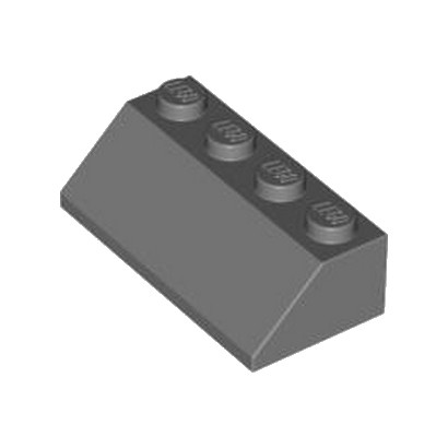 LEGO 4211127 TUILE 2X4/45° - DARK STONE GREY