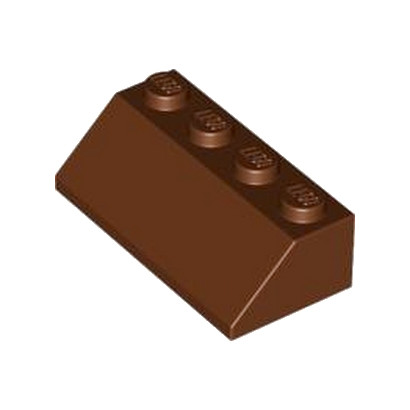 LEGO 4211205 TUILE 2X4/45° - REDDISH BROWN