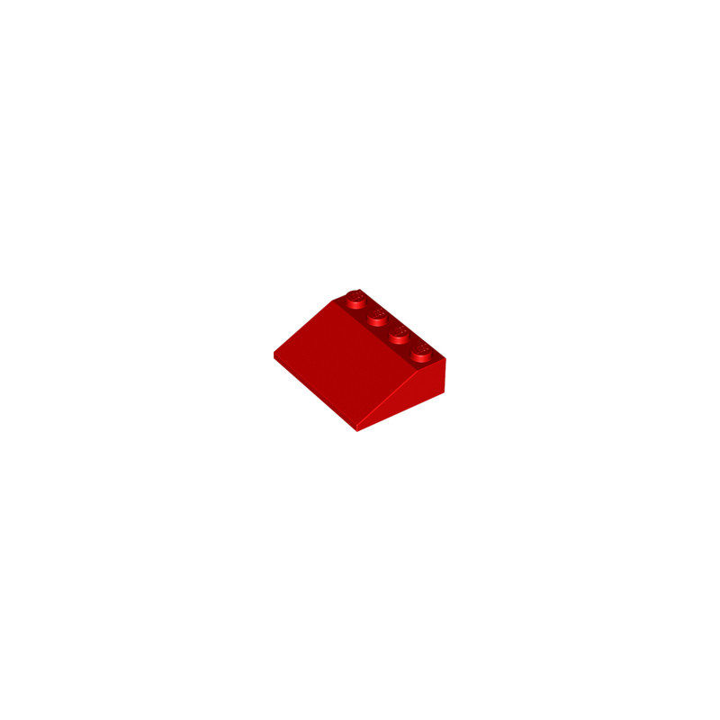 LEGO 329721 ROOF TILE 3X4/25° - ROUGE