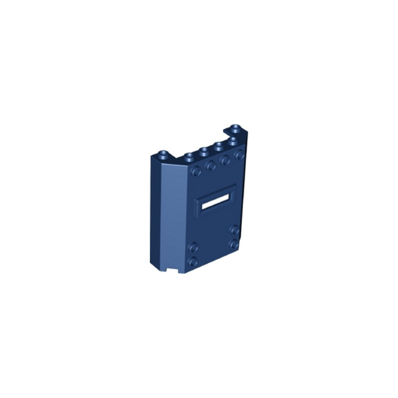 LEGO 6129375 WALL 45° 2X6X6 W/ WINDOW - EARTH BLUE