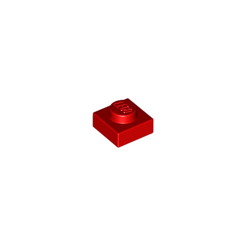 LEGO 302421 PLATE 1X1 - ROUGE