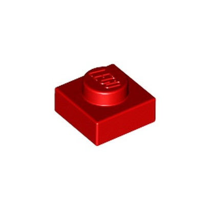 LEGO 302421 PLATE 1X1 - RED