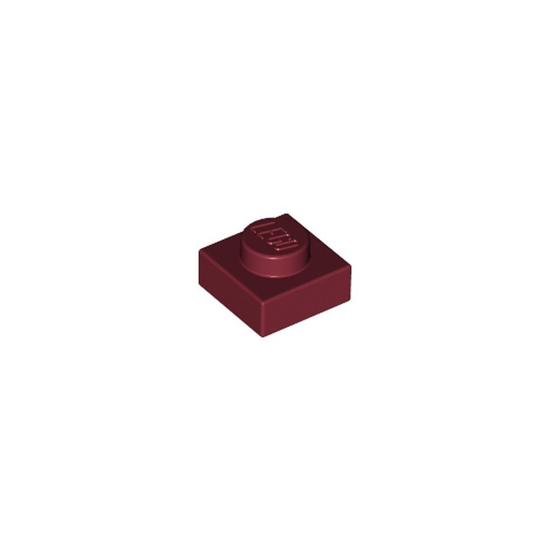 LEGO 4183901 PLATE 1X1 - NEW DARK RED