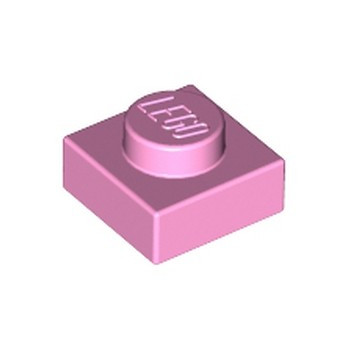 LEGO 6031883  PLATE 1X1 - ROSE CLAIR