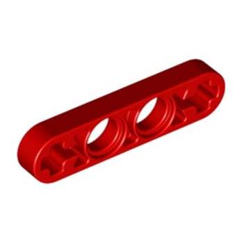 LEGO 6330205 LEVER 1X4, WITHOUT NOTCH - ROUGE