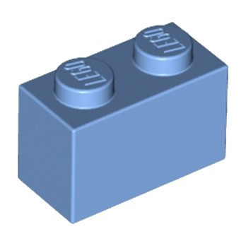 LEGO 4179833 BRIQUE 1X2 - MEDIUM BLUE