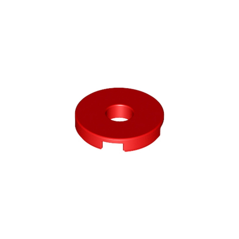 LEGO 6102138 PLATE LISSE 2X2 + TROU - ROUGE