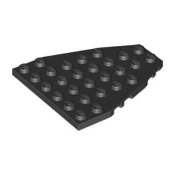 LEGO 4550190 STEM PLATE 7X6 W/COR. - BLACK