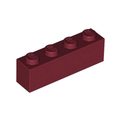LEGO 6097586 BRIQUE 1X4 - NEW DARK RED