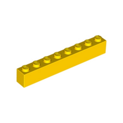 LEGO 300824 BRICK 1X8 - YELLOW