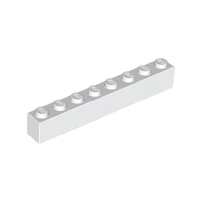 LEGO 300801 BRICK 1X8 - WHITE