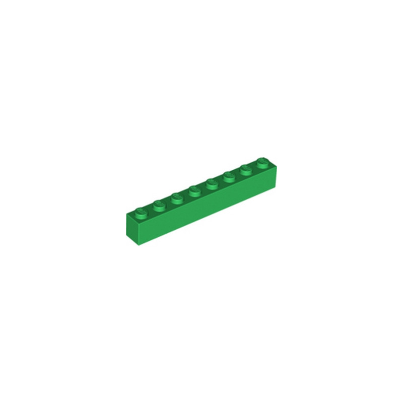 LEGO 300828 BRIQUE 1X8 - DARK GREEN