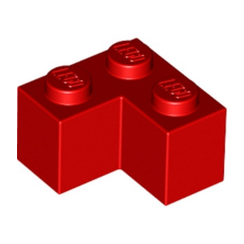 LEGO 235771 BRIQUE D'ANGLE 1X2X2 - ROUGE