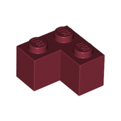 LEGO 4248771 BRIQUE D'ANGLE 1X2X2 - NEW DARK RED