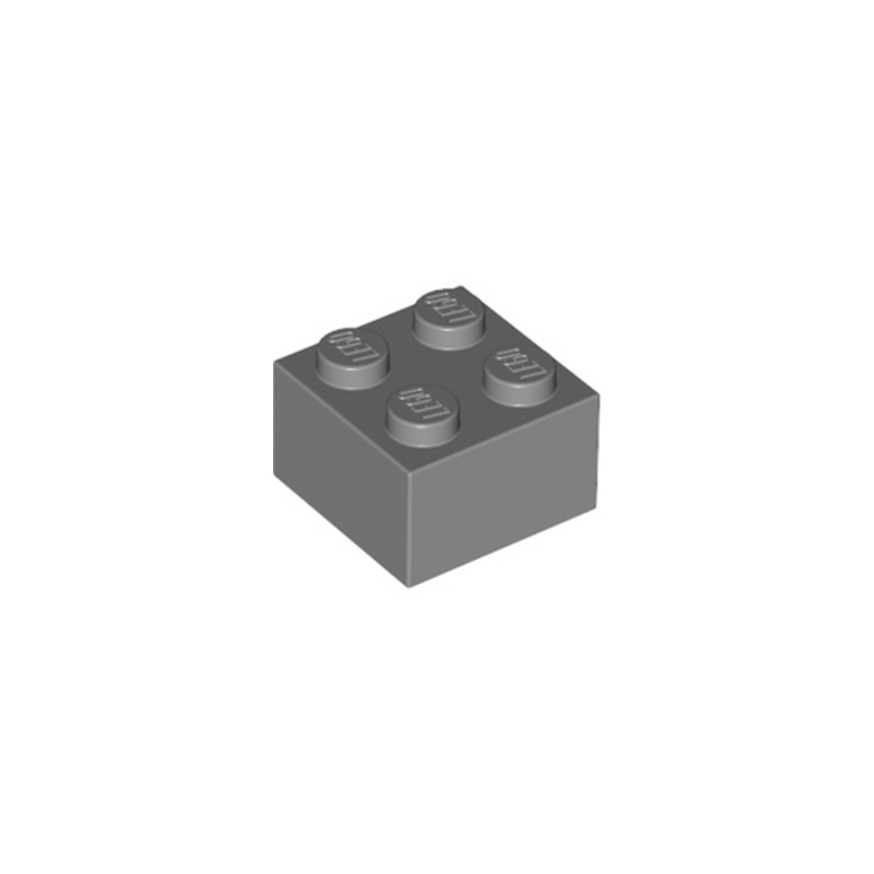 LEGO 4211060 BRIQUE 2X2 - DARK STONE GREY