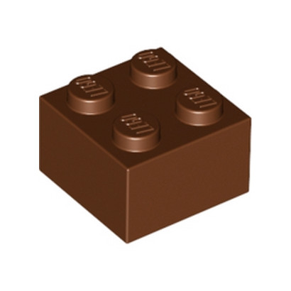 LEGO 4211210 BRICK 2X2 - REDDISH BROWN