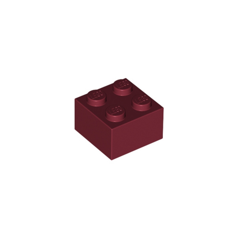 LEGO 4539104 BRIQUE 2X2 - NEW DARK RED