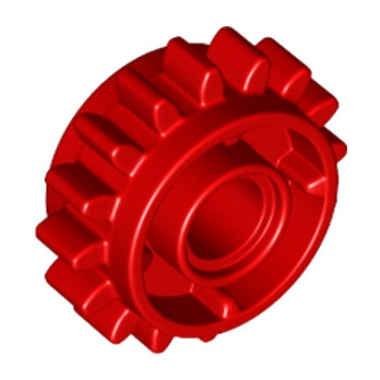 LEGO 6100930 GEAR WHEEL Z16 W. Ø.4,85 - RED