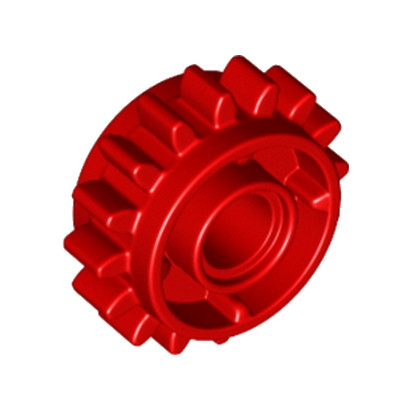 LEGO 6100930 GEAR WHEEL Z16 W. Ø.4,85 - RED