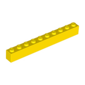 LEGO 4200026 BRIQUE 1X10 - JAUNE