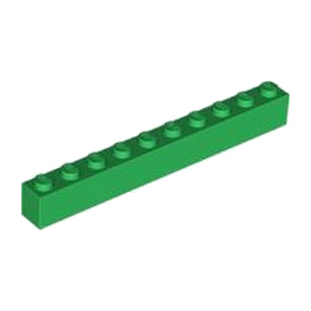 LEGO 6249998 BRIQUE 1X10 - DARK GREEN
