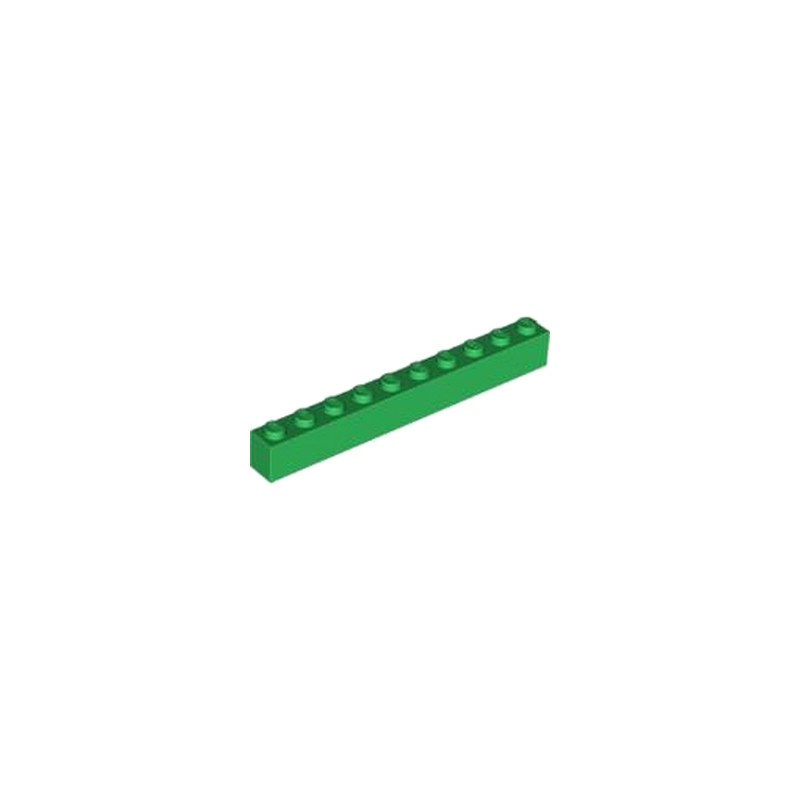 LEGO 6249998 BRICK 1X10 - DARK GREEN