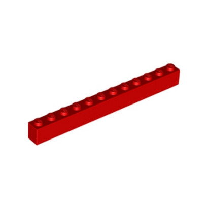 LEGO 611221 BRIQUE 1X12 - ROUGE