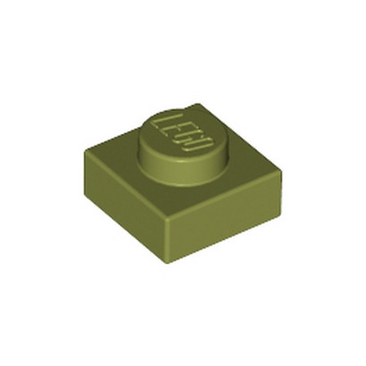LEGO 6058245 PLATE 1X1 - OLIVE GREEN
