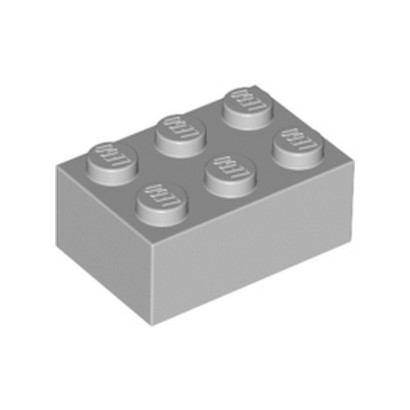 LEGO 4211386 BRIQUE 2X3 - MEDIUM STONE GREY