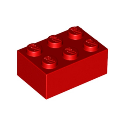 LEGO 300221 BRIQUE 2X3 - ROUGE