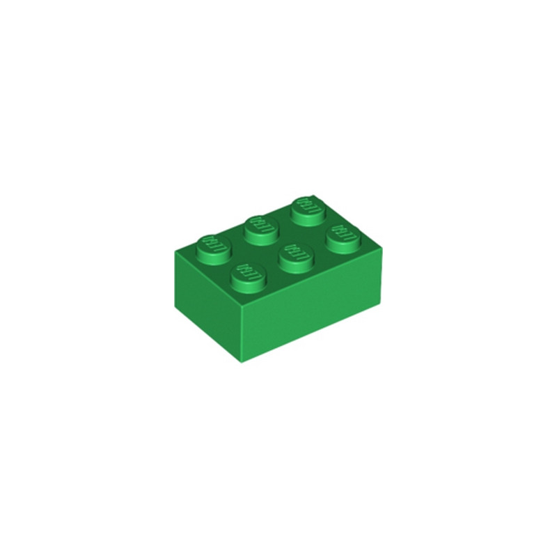 LEGO 4109674 BRICK 2X3 - DARK GREEN