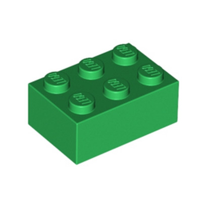 LEGO 4109674 BRICK 2X3 - DARK GREEN